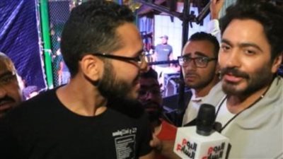 تامر حسنى: أشعر بمسؤلية تجاه إظهار الأجيال القادمة بصورة تليق باسم مصر