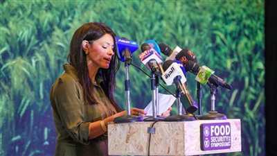 وزيرة التعاون الدولي تفتتح الدورة الأولى لمؤتمر الأمن الغذائي 2022 (صور)