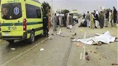 مصرع 3 أشخاص وإصابة 10 في حادث تصادم بأسيوط  