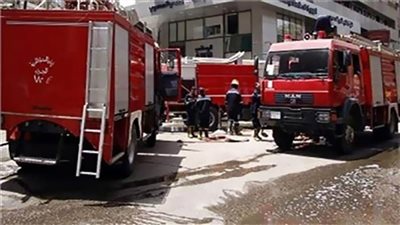 السيطرة على حريق في مصنع فرز بلاستيك بالقناطر