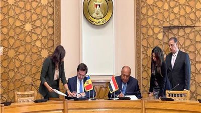 وزيرا خارجية مصر ومولدوفا يوقعان٣ مذكرات تفاهم لتأسيس آلية التشاور السياسي 