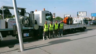 انطلاق معدات الصرف الصحي بالقاهرة الكبرى تحسباً لسقوط أمطار