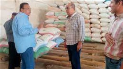 ضبط 19 طن أرز شعير قبل تهريبها للسوق السوداء بكفر الشيخ