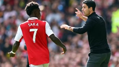 مدرب أرسنال يصر على لعب بوكايو ساكا رغم مخاوف الإرهاق... لهذا السبب