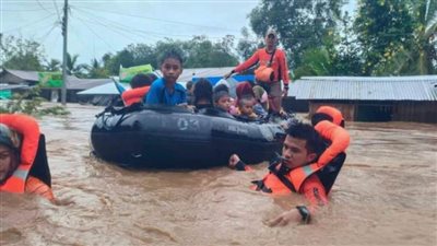 ارتفاع حصيلة ضحايا الفيضانات وانزلاقات التربة فى الفلبين لـ67 قتيلا