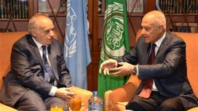 أمين عام جامعة الدول العربية ومبعوث الأمم المتحدة يتفقان على التنسيق لحل الأزمة الليبية