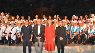 وزيرة الثقافة تفتتح الفعاليات الفنية المقامة علي هامش قمة المناخ بشرم الشيخ