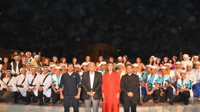 وزيرة الثقافة تفتتح الفعاليات الفنية المقامة على هامش قمة المناخ 