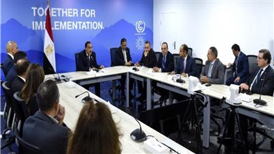 رئيس الوزراء يلتقي ممثلى الشركات العالمية والمحلية الراعية لقمة المناخ COP27 