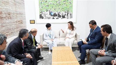على هامش مؤتمر المناخ.. وزيرة التخطيط تلتقي محافظ مدينة طوكيو اليابانية