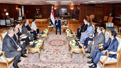 الرئيس السيسي يستقبل المدير التنفيذي لصندوق النقد الدولي في شرم الشيخ