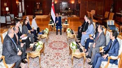 الرئيس السيسي يستقبل كريستالينا جورجييفا المدير التنفيذي لصندوق النقد الدولي