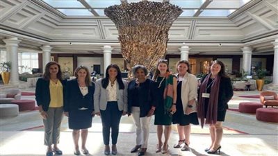 وزيرة التعاون الدولي تلتقي وفد وزارة الخزانة الأمريكية ضمن فاعليات مؤتمر المناخ (صور)