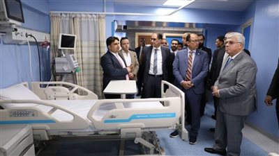 وزير التعليم العالي ورئيس جامعة حلوان يفتتحان المرحلة الثانية من أعمال تطوير مستشفى بدر الجامعي (صور)