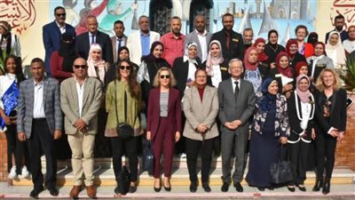 بورسعيد تستقبل مارك باريتي للاحتفال باليوم العالمي لمعلمي اللغة الفرنسية