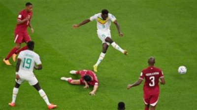 كأس العالم 2022.. السنغال تتفوق على منتخب قطر فى الشوط الأول 1 / 0