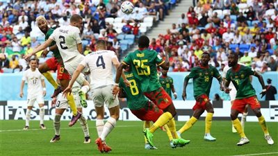 التعادل 3/3 يسيطر على مباراة الكاميرون وصربيا بعد مرور 75 دقيقة  