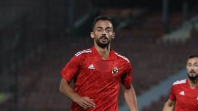 أحمد عبد القادر يحرز هدف التعادل للأهلى بمرمى طلائع الجيش