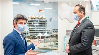 رئيس هيئة الرعاية الصحية يتفقد معرض المنامة الصحي الأول 