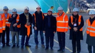 وزير النقل يلتقى ممثل رئيس الوزراء البريطانى للتجارة مع مصر