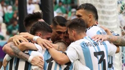 دى ماريا يضيف ثانى أهداف الأرجنتين ضد فرنسا فى الدقيقة 36