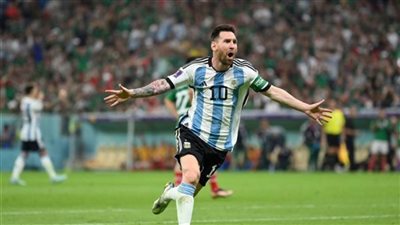 ميسي يفتتح أهداف الأرجنتين ضد كرواتيا فى الدقيقة 34