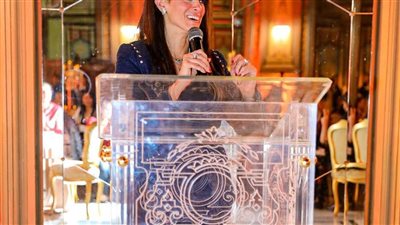  رانيا المشاط تلتقي بـ 79 من خريجي كلية ستانفورد للأعمال خلال زيارتهم لمصر بقصر عابدين