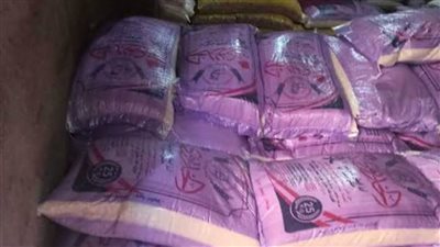 السويس .. ضبط 5 أطنان أرز داخل مخزن غير مرخص