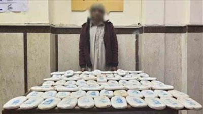 القبض على عامل بحوزته 21 طربة حشيش بالأقصر