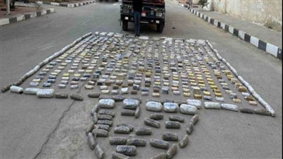 إحباط محاولة تهريب كميات كبيرة من المخدرات بالسويس قيمتها 26 مليون جنيه
