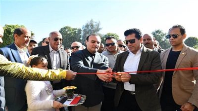 وزير الرياضة يفتتح أعمال التطوير بمركزى شباب الريانية والمحاميد بحرى ضمن قرى 