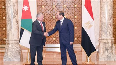 السيسي والملك عبد الله يبحثان تعزيز العلاقات الاقتصادية والتجارية بين مصر والأردن