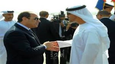 الرئيس السيسي وبن زايد يؤكدان مواصلة تعزيز وتنمية أطر التعاون