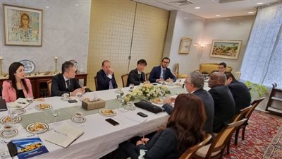 رئيس اقتصادية قناة السويس يعرض فرص الاستثمار  على شركات مصنعة لمضخات المياه ومكملات صناعات الوقود الأخضر