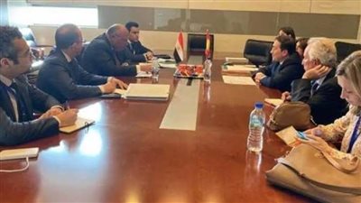 شكري : نتطلع لتوقيع اتفاق إنشاء اللجنة الثنائية الاقتصادية والفنية مع إسبانيا