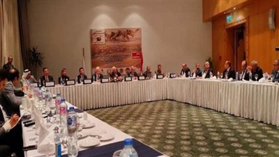 وزراء الزراعة والرياضة والثقافة ومحافظ جنوب سيناء يشهدون المؤتمر الصحفى للإعلان عن تفاصيل المهرجان المصري الإماراتي للهجن (صور)