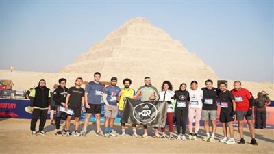 وزير الرياضة يُطلق شارة بدء ماراثون سقارة بالجيزة بمشاركة 1000 متسابق (صور)