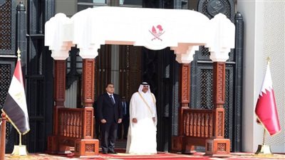 مراسم استقبال رسمية لرئيس الوزراء لدى وصوله الديوان الأميري لقطر (صور)