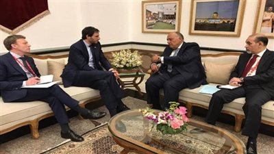 وزير الخارجية يبحث مع نظيره الهولندي سبل تعزيز العلاقات الثنائية (صور)