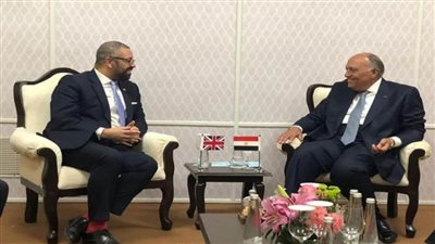 شكري يلتقي مع وزير خارجية بريطانيا على هامش اجتماعات وزراء خارجية مجموعة العشرين (صور)