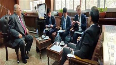 المشرف على العلاقات الزراعية الخارجية يلتقى مدير الشبكة الدولية للأرز 