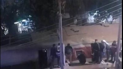 إصابة 7 أشخاص في حادث قطار قليوب