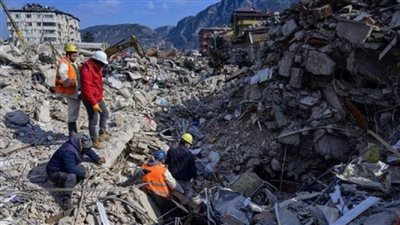 وزير الداخلية التركي يعلن الحصيلة النهائية لضحايا الزلزال المدمر