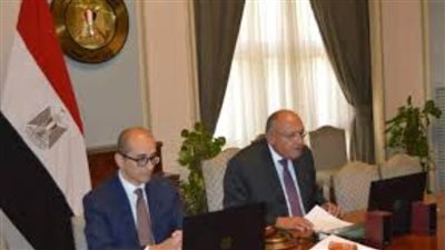 شكري يترأس اجتماعا افتراضيا لهيئة مكتب مؤتمر المناخ COP27   