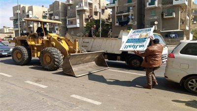 جهاز القاهرة الجديدة: تنفيذ حملات إزالة ورفع الإشغالات بالمناطق المختلفة بالمدينة (صور)