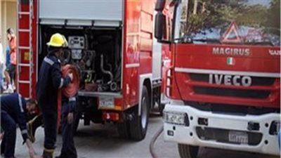 السيطرة على حريق داخل محل أسمال بإمبابة 