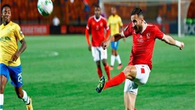 الأهلي يسجل هدف التعادل في شباك صن داونز بدوري الأبطال 
