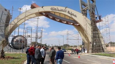 رئيس جهاز السادات يتفقد سير العمل بالمشروعات الجارية بالمدينة (صور)