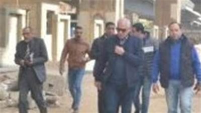 محافظ الجيزة يتفقد أعمال تطوير ترعة الزمر ومتابعة الرصف