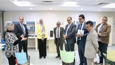 معهد بحوث الإلكترونيات يبحث سبل دعم التعاون البحثي والتكنولوجي والتدريبي مع جامعة حلوان (صور)